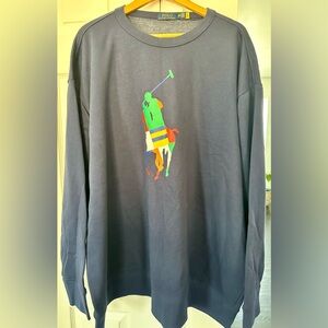 Polo by Ralph Lauren Blue Crewneck Sweater